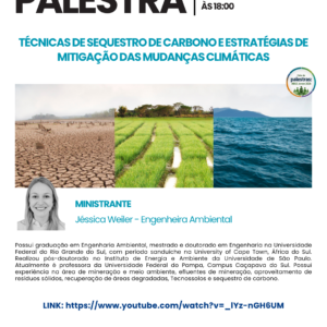 Ciclo de Palestras ABGE Jovem 2026 Técnicas de sequestro de carbono e estratégias de mitigação das mudanças climáticas