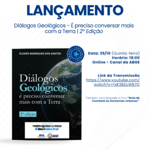 Lançamento da 2ª edição de Diálogos Geológicos – É preciso conversar mais com a Terra